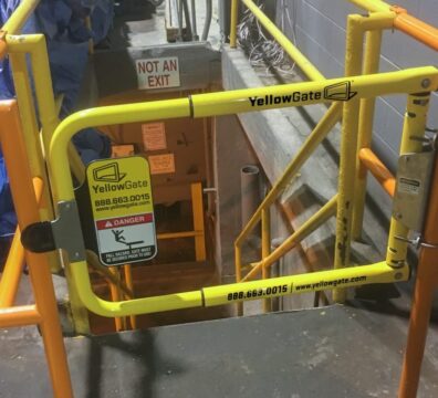Puerta YellowGate en servicio en una industria